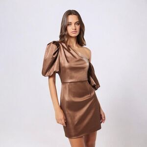NWT Elliatt Marie Mini Dress in Bronze